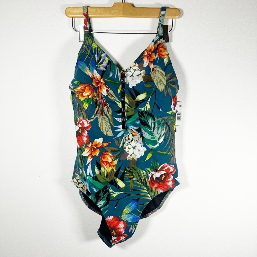 NWT $162 MAGICSUIT Serenity Stella ​Floral One-Piece Swimsuit Size 12 - Picture 3 of 8